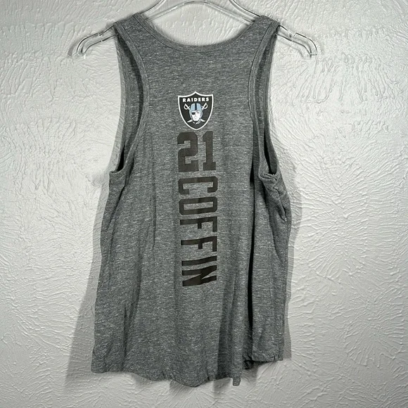 NFL Pro Line Fanatics RAIDERS Grey Tank Top Women's Size Large - Picture 4 of 4